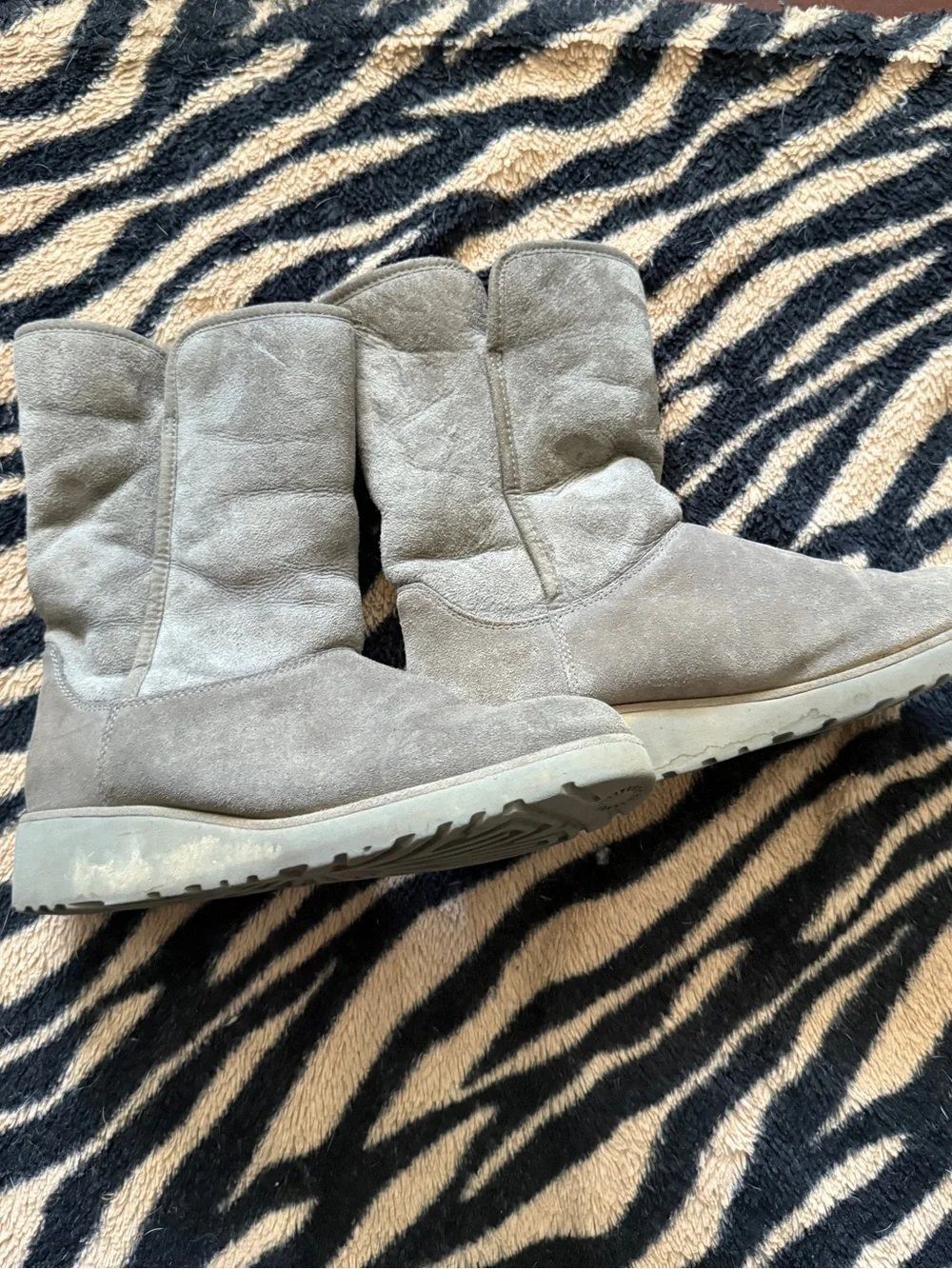 UGG Boots Light Gray Tall